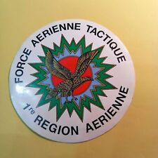 AUTOCOLLANT ARMEE DE L'AIR FORCE AERIENNE TACTIQUE 1RE REGION AERIENNE AVIATION