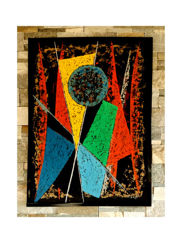 Peinture abstraite huile - peinture,