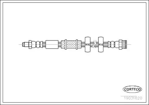 Flexible frein essieu - frein,