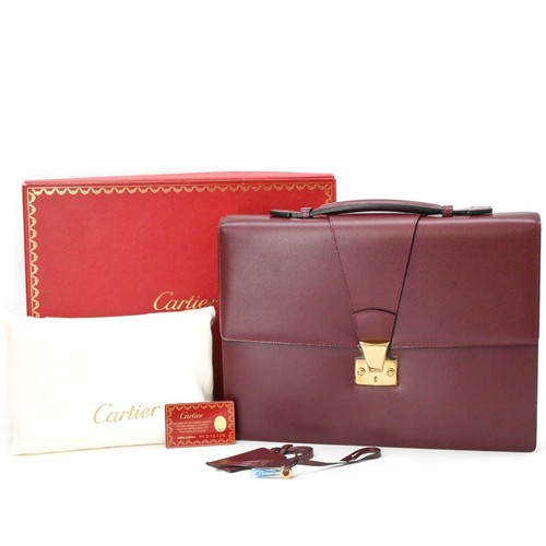 Cartier briefcase business bag - cartier,