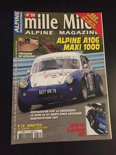 Mille miles alpine - mille, magazine