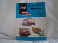 Catalogue voiture pub auto prospectus camion Leyland Tracteur Routier Beaver 