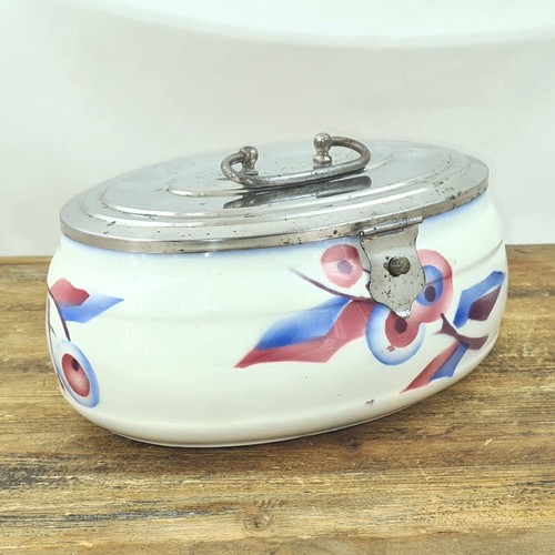 Ancien pot biscuits - à,