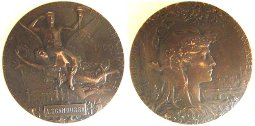 Médaille exposition - médaille,