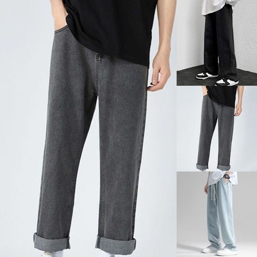 Jean homme droit jambes larges