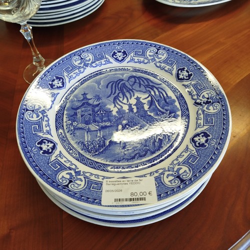 Lot assiettes terre - assiettes, de