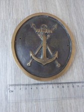 TAPE DE BOUCHE  blason ,marine ,ancre et harpons  (liv15)