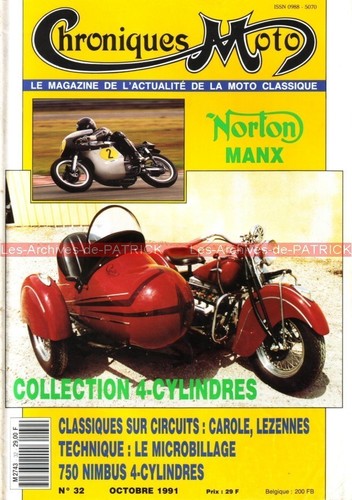 Chroniques moto norton manx - moto,