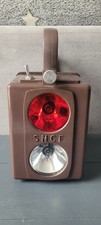 Ancienne lanterne / lampe en Bakélite de visiteur SNCF