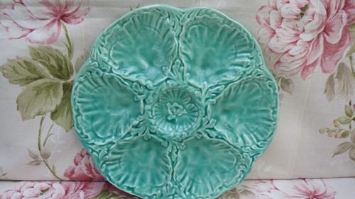 Assiette huître en - à,
