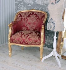 Fauteuil Baroque Chaise Thron Fauteuil Style Antique Neuf