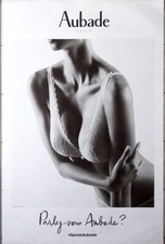Affiche Lingerie AUBADE (Parlez-vous Aubade#3) 120 x 176 cm