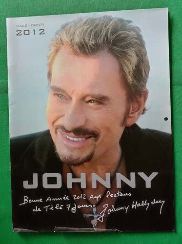 Calendrier johnny hallyday - johnny,