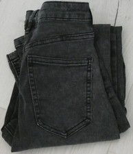 T34 XS : Jean noir délavé skinny JENNYFER