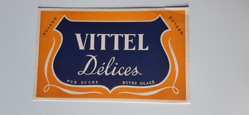 Buvard vintage vittel - ,