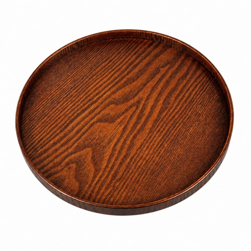 Socle rond bois avec rebord - socle,