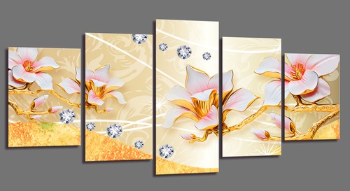 Tableau sur toile magnolia - tableau,