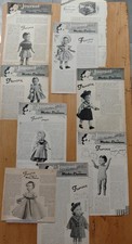 8 pages poupée modes et