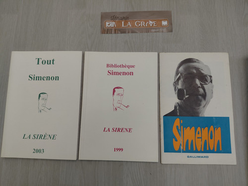 Sirène catalogue simenon - la,