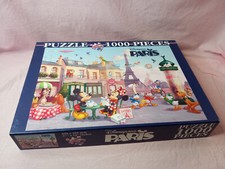PUZZLE DISNEY DISNEYLAND PARIS EDITION LIMITEE 1000 PCS 100% COMPLET CLEMENTONI