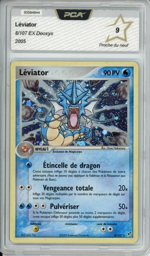 Carte pokémon léviator 107 - pokémon,