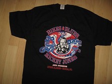 Mickey Jones First Edition Bikes & Blues Cocoa Florida 2005 Benefit T Shirt Lrg