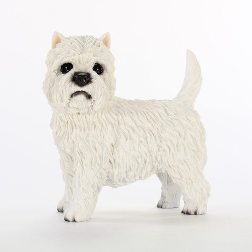 Westie figurine hand - westie,