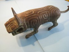 Bronze ancien tigre origine - "tigre",