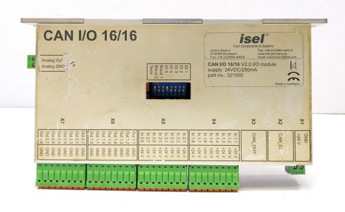 Isel can module 16 - isel, i/o