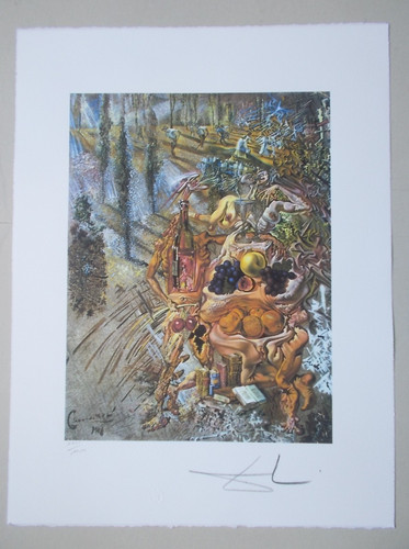 Lithographie salvador dali - lithographie,,