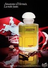 Publicité papier Parfum. Perfume ad.  HERMES Amazone 1980