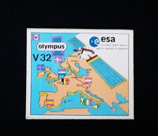 Autocollant / sticker fusée Ariane - ESA Olympus 1 - V32