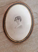 Cadre Photo Antique Ovale En