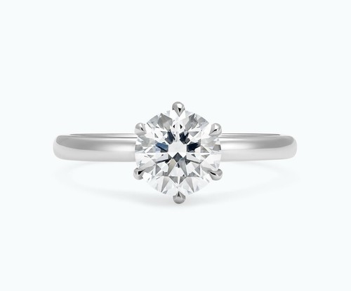 Bague solitaire diamant - , 1.03