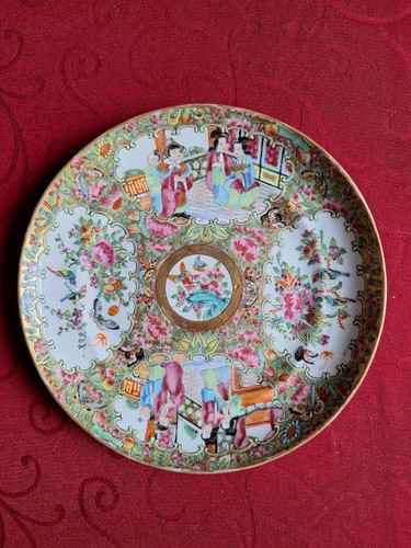 Assiette canton famille rose - canton,