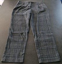 PANTALON GRIS RAYE BLEU 40 GRAIN DE MALICE