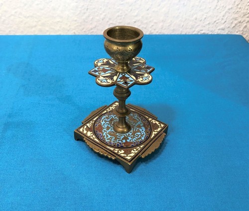 Ancien bougeoir flambeau en - /,