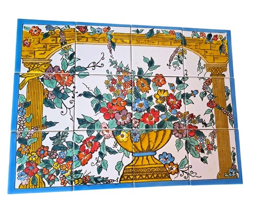 Image carrelage vase fleur - carrelage,