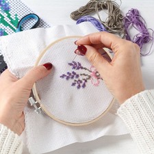 6 Pcs Cercles À Broder Coudre