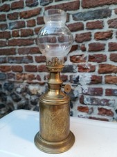 Ancienne lampe dorée à