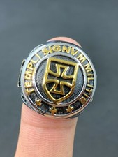 Templier Croix Argent Bague