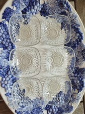 Lot 6 Bols Duralex Vintage Verre Cisaillé