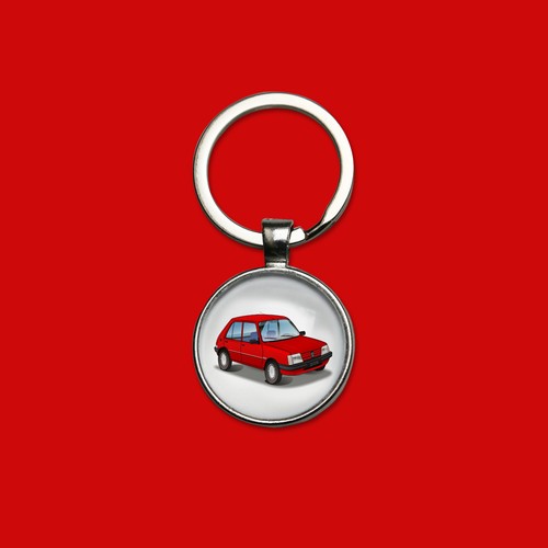 Porte clés peugeot 205 junior - porte-clés,
