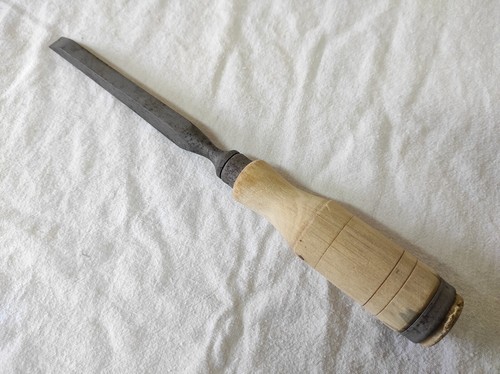 Ancien ciseau bois bédane - ancien, bois,