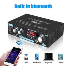 Amplificateur Stéréo Hifi Bluetooth 5.0 USB FM Micro SD 800W 2 Canaux AK35