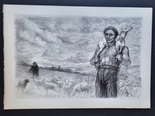 BREL MORETTI litho LES BERGERS