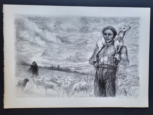 Brel moretti litho les - litho, bergers