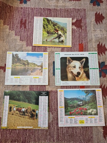 Lot calendriers almanach - calendriers,