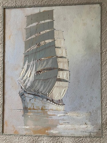 Superbe gouache originale