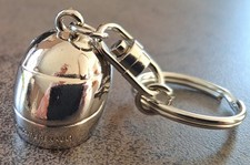 Porte Clé en Métal Argenté Renault Sport Williams F1 Team - Casque Damon HILL RI